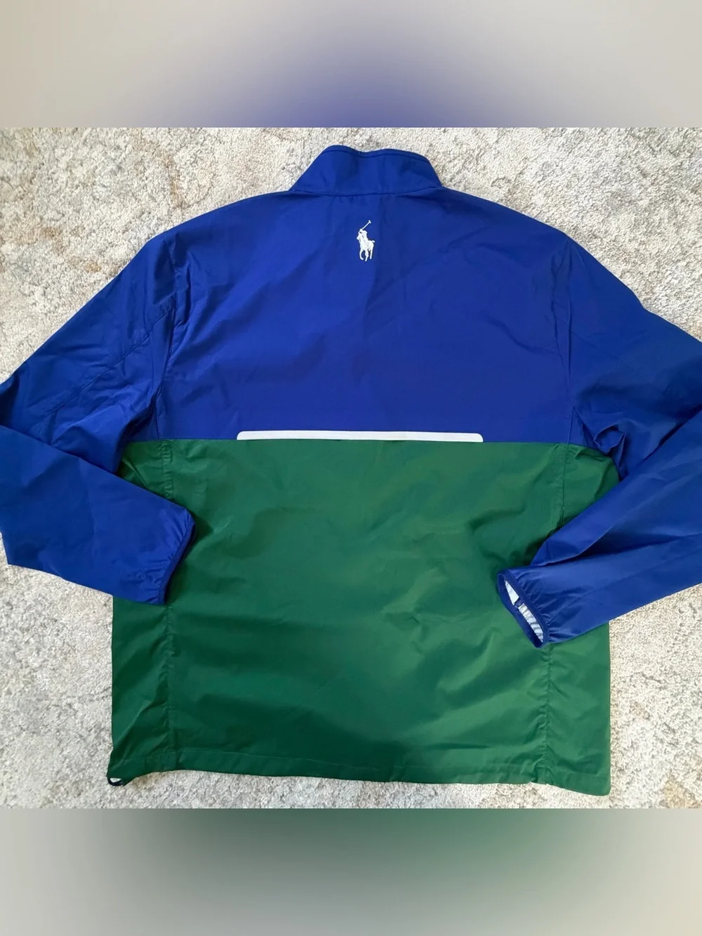 Polo by Ralph Lauren PGA Ocean Course Colorblock Windbreaker - Blue & Green